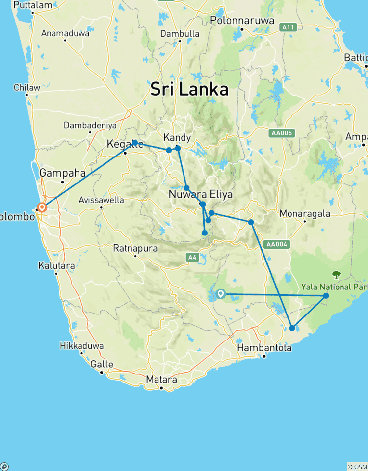 Sri Lanka Safari - 6 Tage Rundreise
