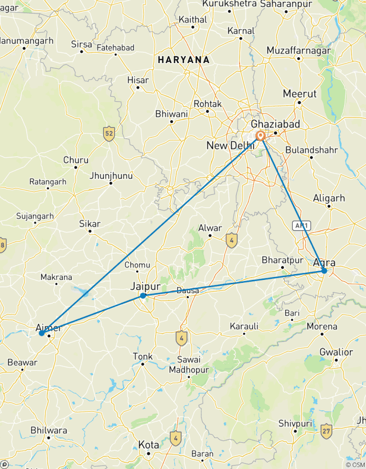 Goldenes Dreieck Rundreise (inkl. Pushkar) - 6 Tage Rundreise