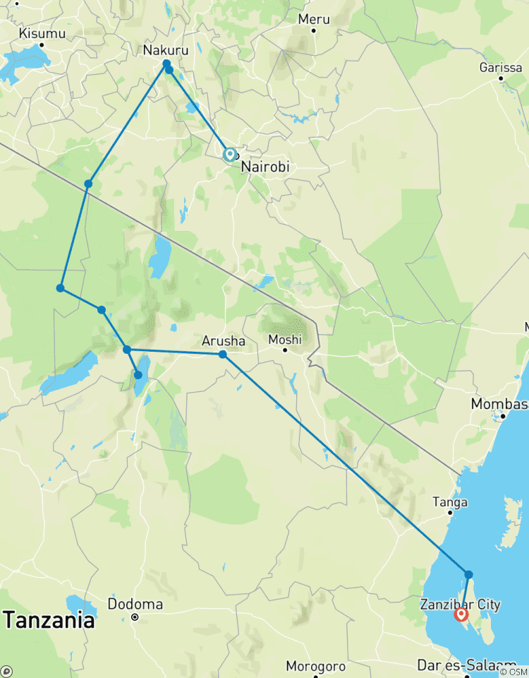 15 Days Kenya Tanzania Mid Range Safari & Zanzibar Beach holiday 2026 Tour