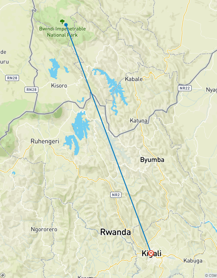 3-daagse Uganda Gorilla Trekking Excursie vanuit Kigali-rondreis