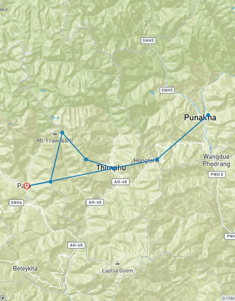 Trekking sur le sentier Druk et visite culturelle dans le Bhoutan vierge circuit