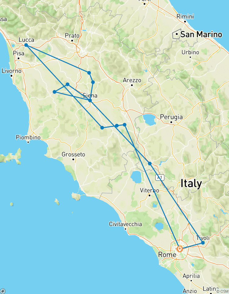 4 Days Tuscany Tour - from Rome Tour