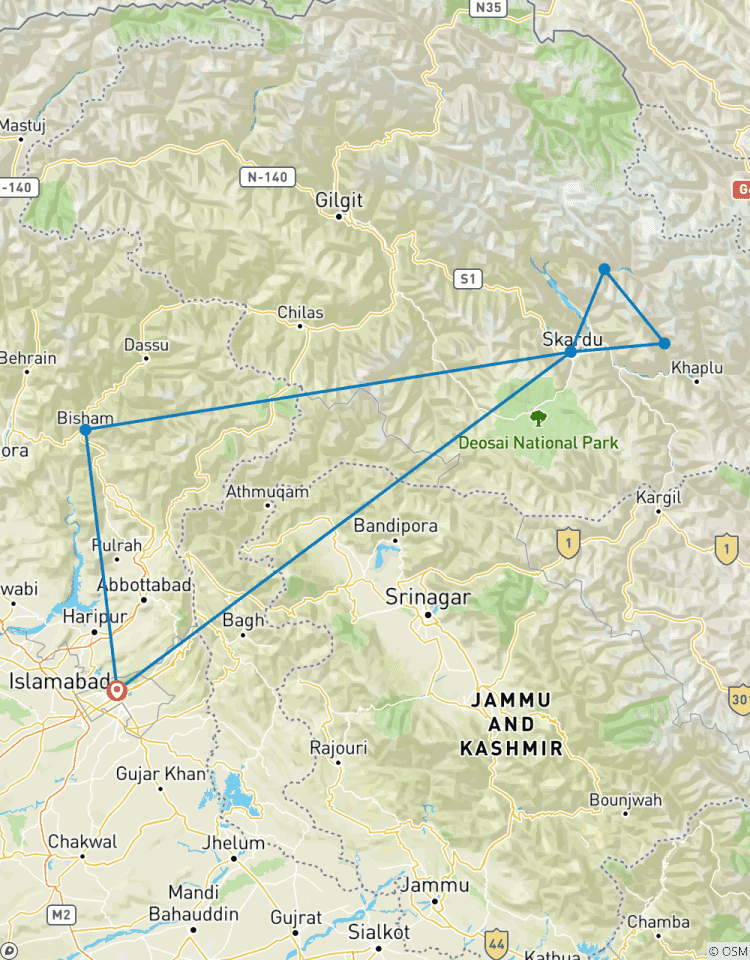 Circuito 20 Días Trek Concordia Campo Base K2 & GONDOGORO LA Pakistán
