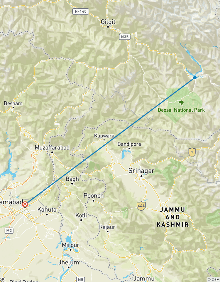 Pakistan Rundreise: Schneesee & Hispar Beifo Gletscher Trekking - 22 Tage Rundreise