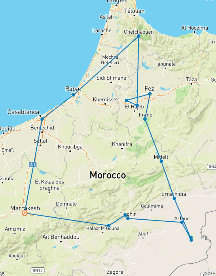 Le meilleur du Maroc - Circuit privé de 8 jours au départ de Marrakech circuit