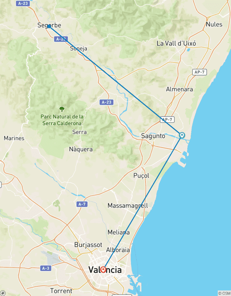 Valence Méditerranée en 5 étapes circuit