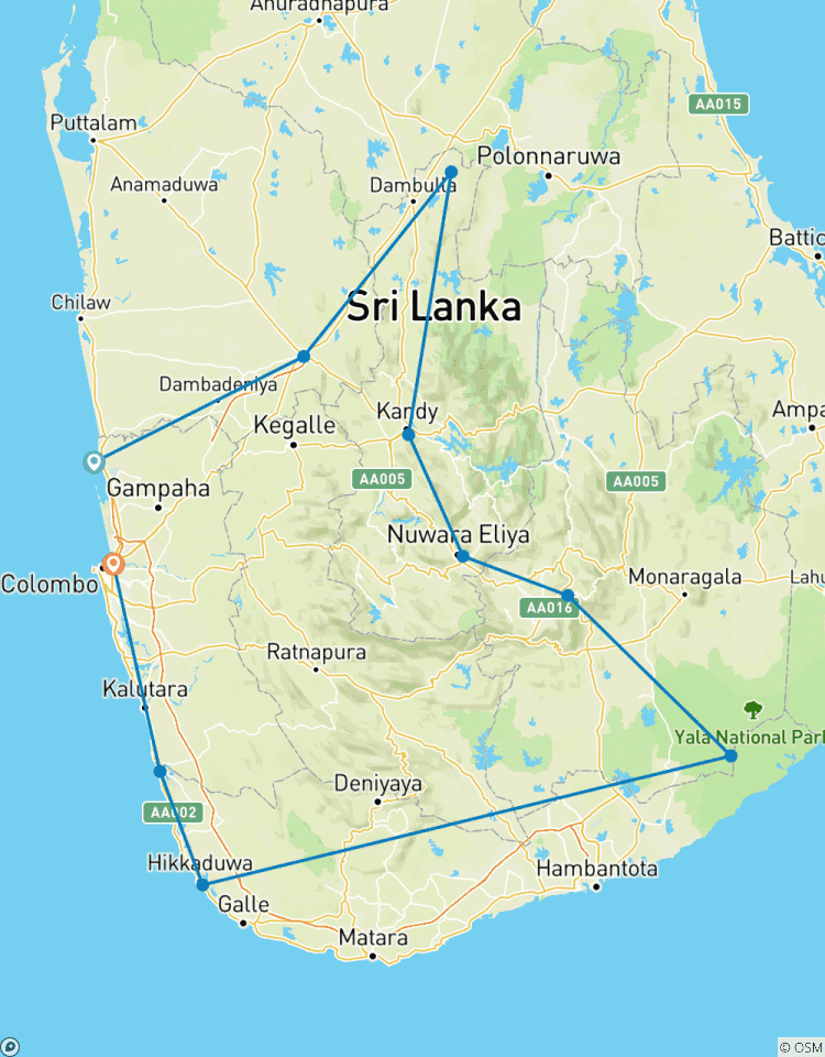 Witness Beauty Of Sri Lanka Tour