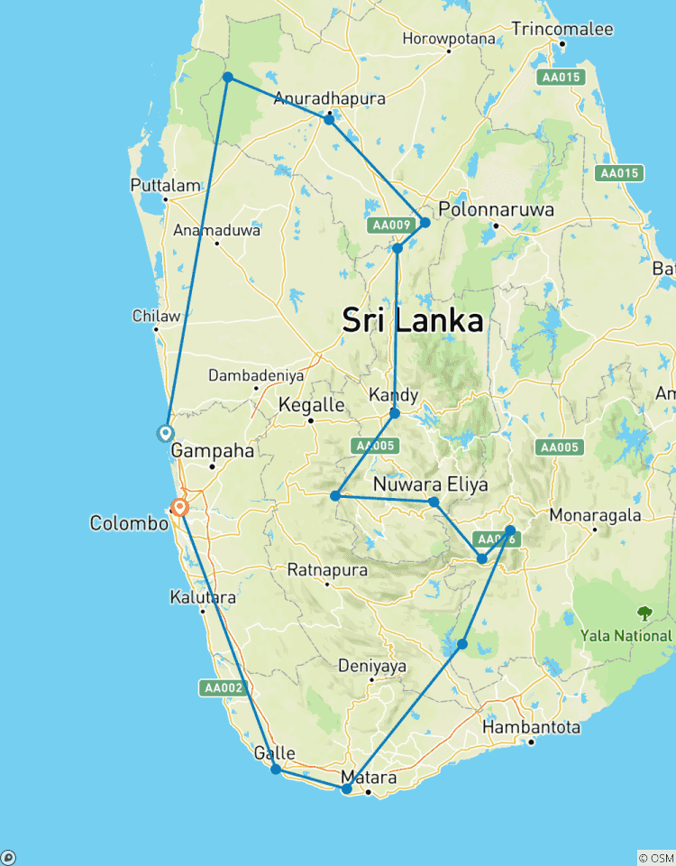 Unveil Beauty Of Sri Lanka Tour