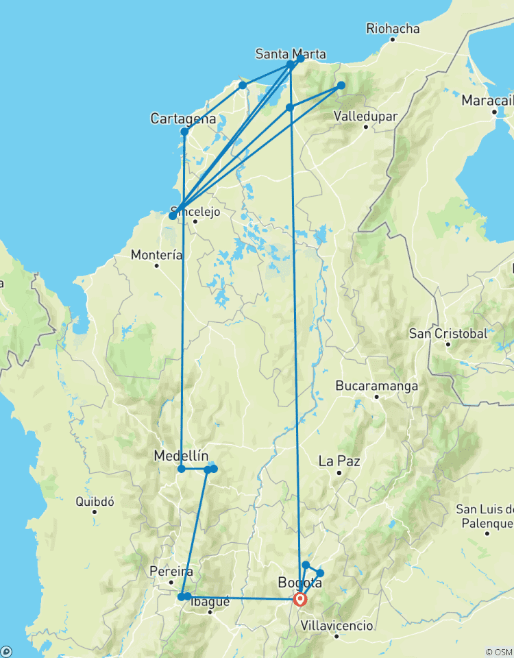 Colombia Highlights: 15 Days of Nature, Culture & Adventure Tour