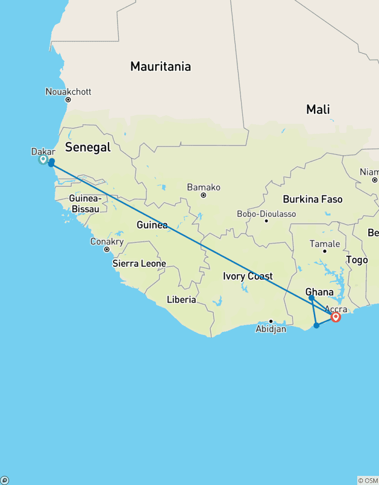 Découvrez le Sénégal et le Ghana - 12 jours circuit