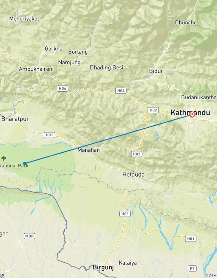 Chitwan Safari - 3 Nächte/4 Tage Rundreise