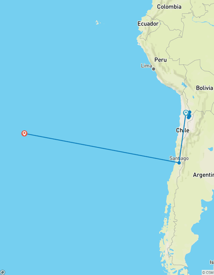 8 - Jours Expérience unique à San Pedro de Atacama et sur l\'île de Pâques - Rapa Nui circuit