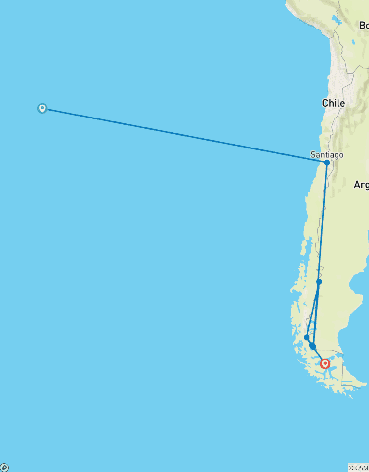 Expérience unique à Rapa Nui - Île de Pâques et en Patagonie chilienne - 8 jours circuit