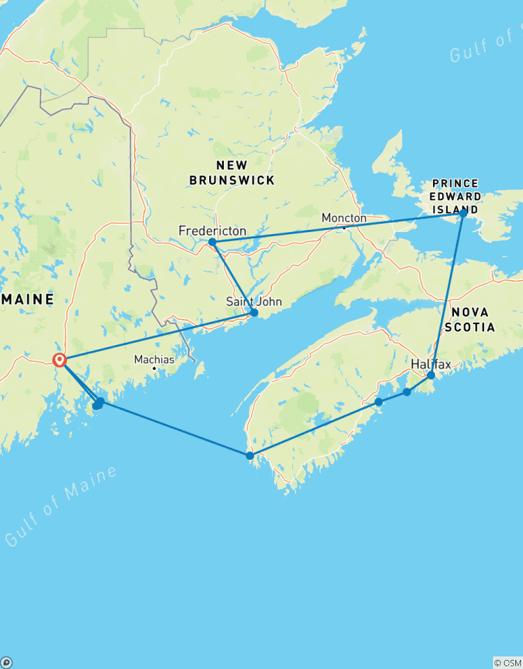 Höhepunkte von Nova Scotia und Prince Edward Island Rundreise
