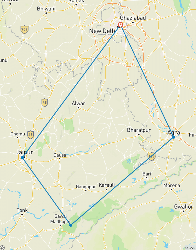 Rondreis door de Gouden Driehoek – met Ranthambore-rondreis