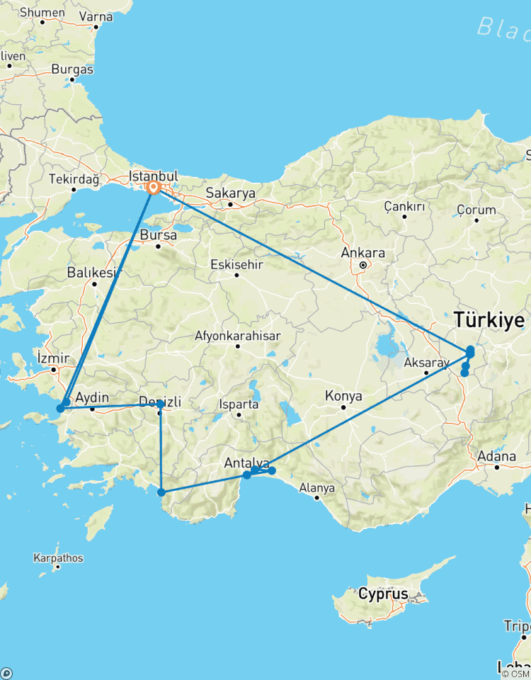 12 dagen - Rondreis Turkije-rondreis