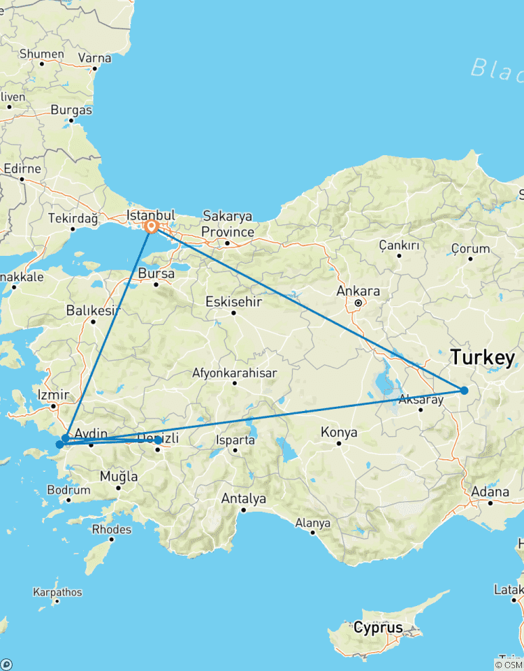 Ephesus, Pamukkale und Kappadokien Rundreise (ab Istanbul) - 5 Tage Rundreise