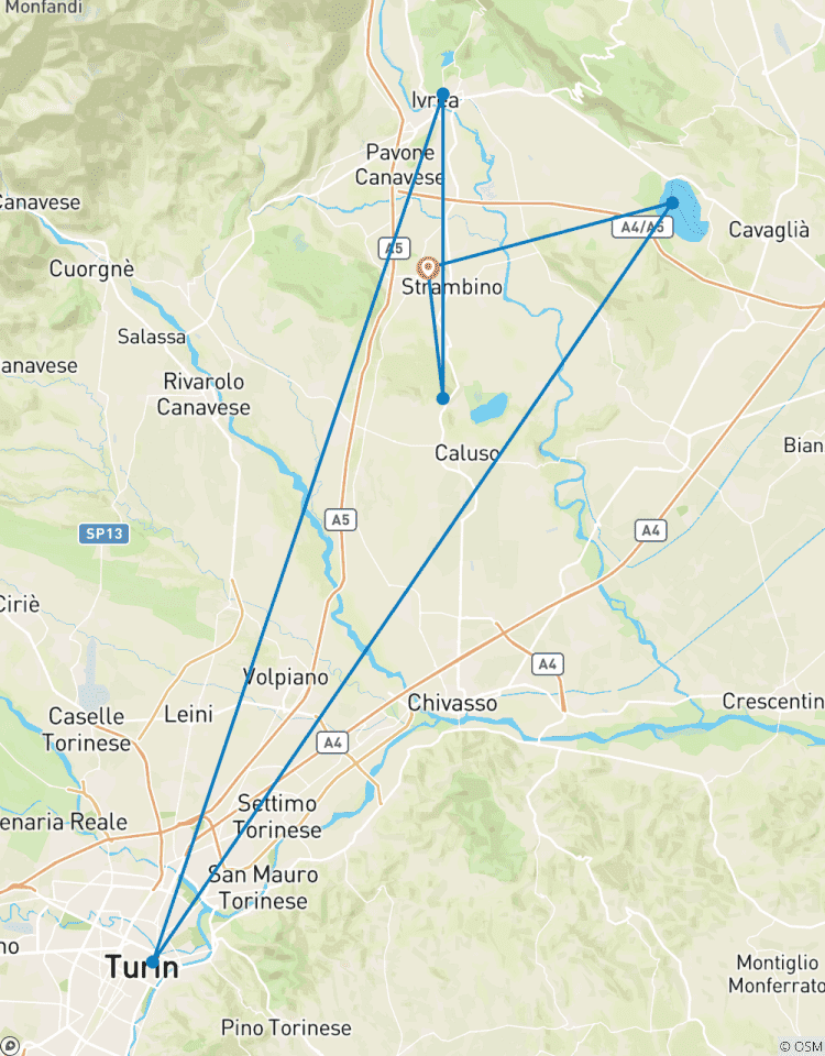 Circuito Piamonte - basado en un hotel con Encanto