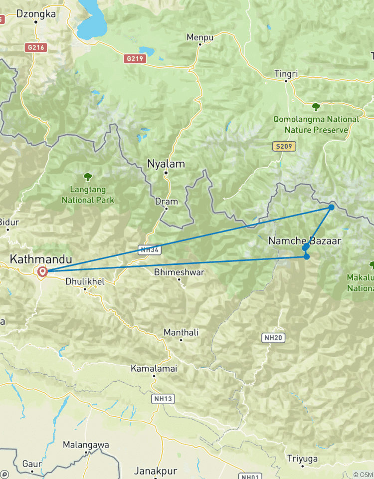 Circuito Excursión corta Panorama del Everest