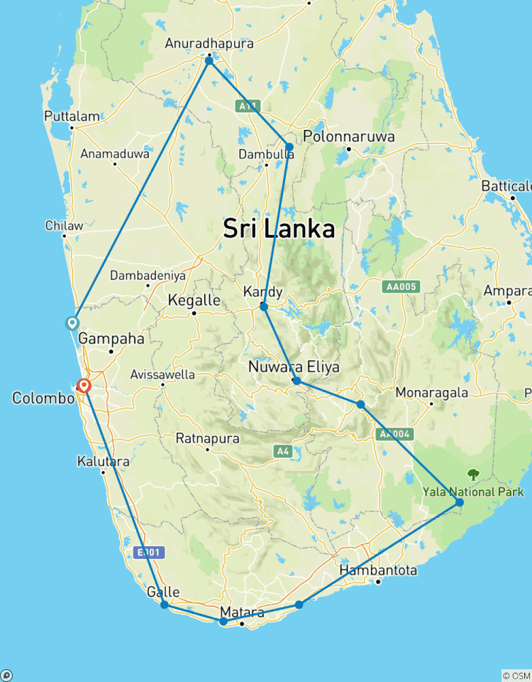 Grand Tour Sri Lanka - Small Group Tour 14 Days Tour
