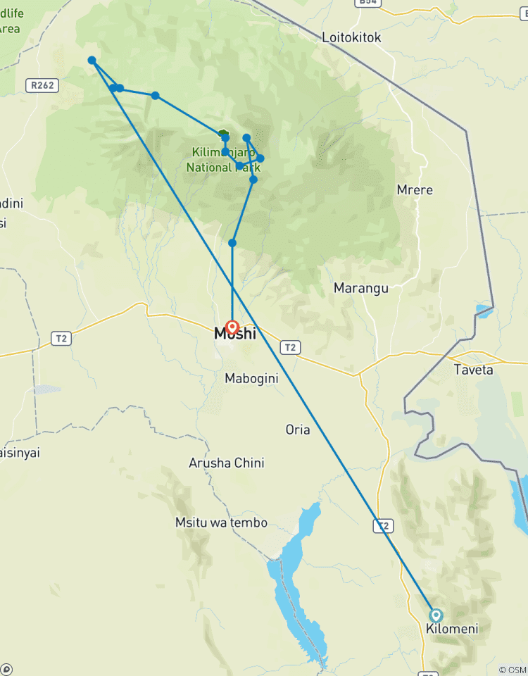 Kilimanjaro Treks, 7 jours - Route du Lemosho circuit