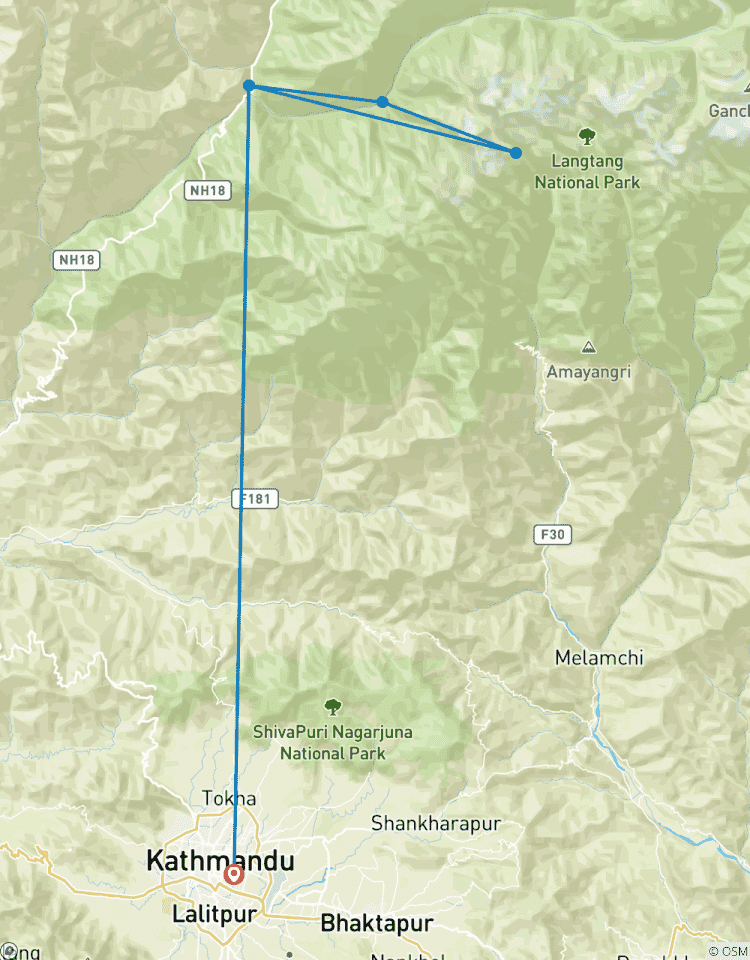 Langtang-Tal Trek - 10 Tage Rundreise