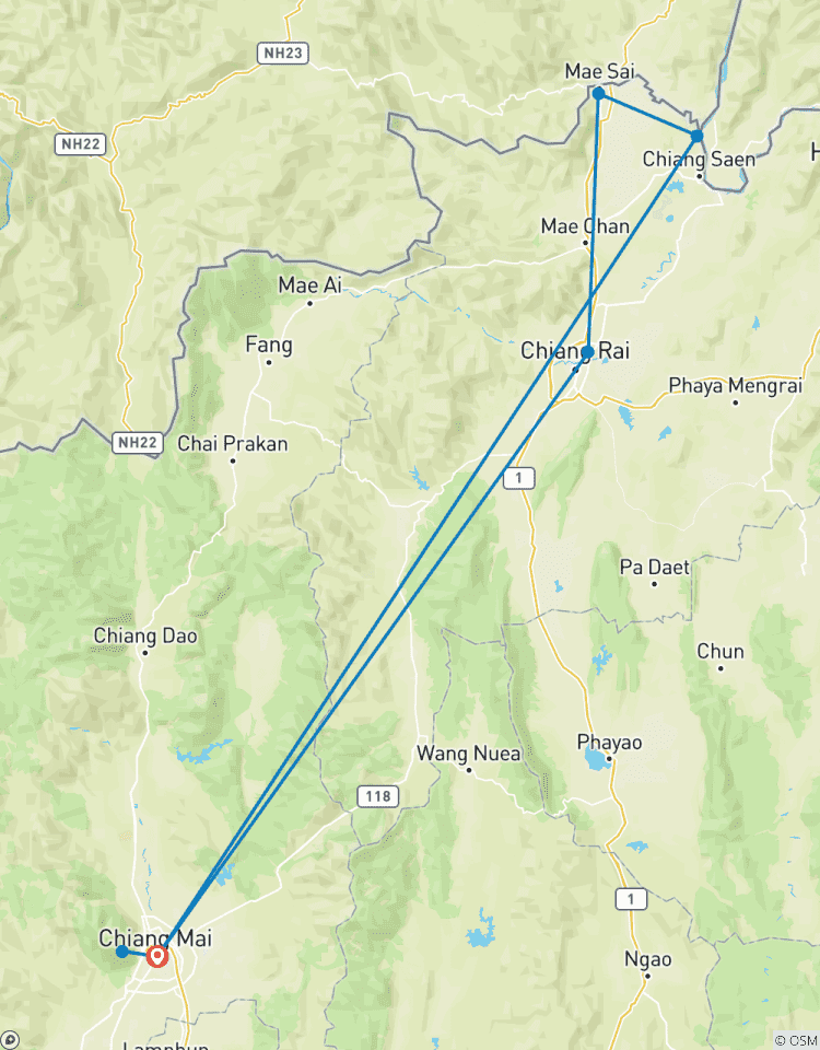 20+ points forts Chiang mai Voyage d\'agrément et activité circuit