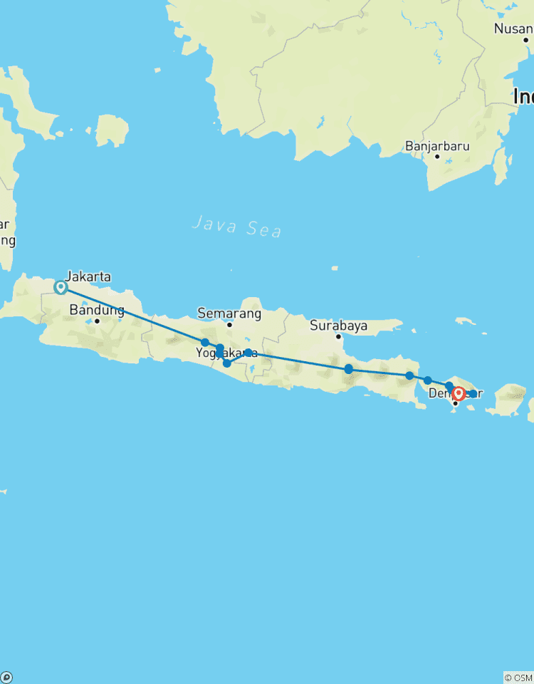 Circuito Lo más destacado de Indonesia con guía local - privado y todo incluido