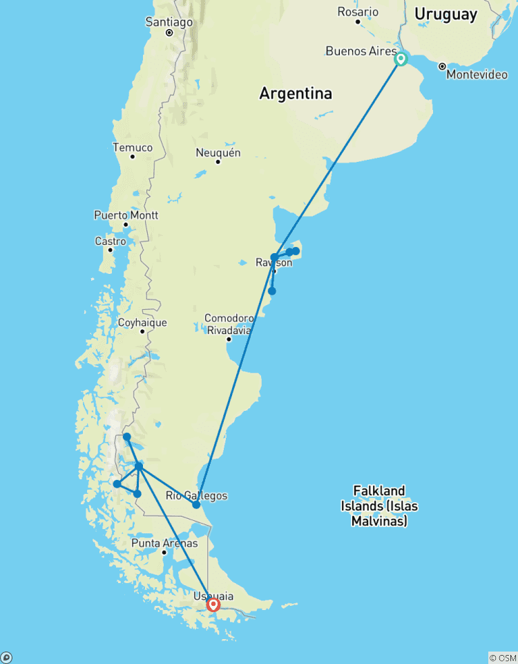 Patagonië Avonturentocht 16 Dagen-rondreis