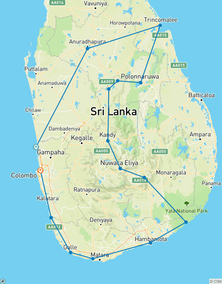 Across The Best Sites Of Sri Lanka Tour
