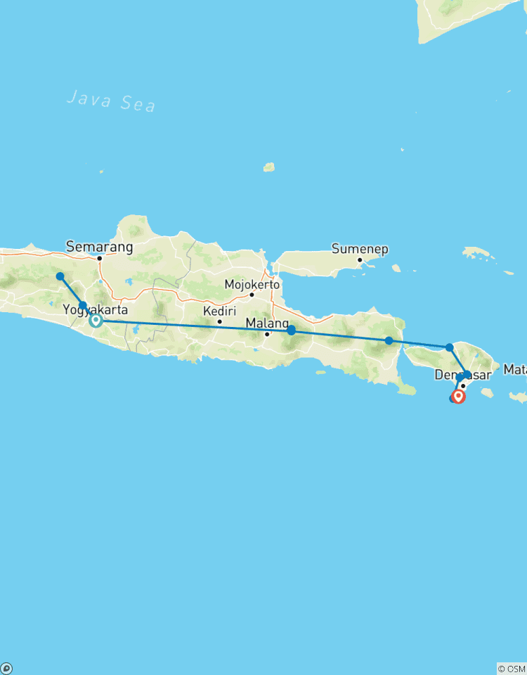 Circuito Circuito por Java Bali: privado y todo incluido