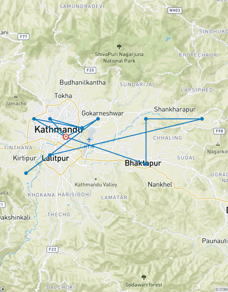 Circuit touristique à Katmandou et visite de Nagarkot circuit