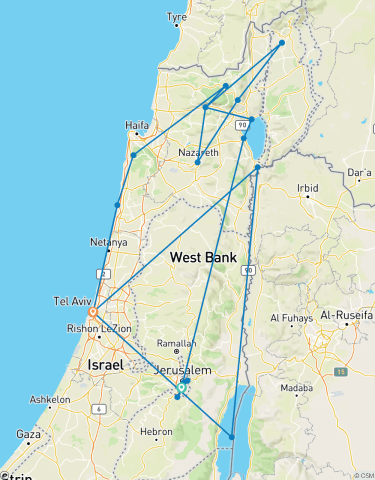 Höhepunkte Israels, deutschsprachiger Reiseleiter Rundreise