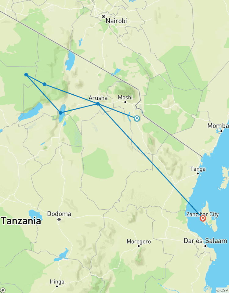 Circuito Tanzania - safari Serengeti Ngorongoro con Zanzíbar