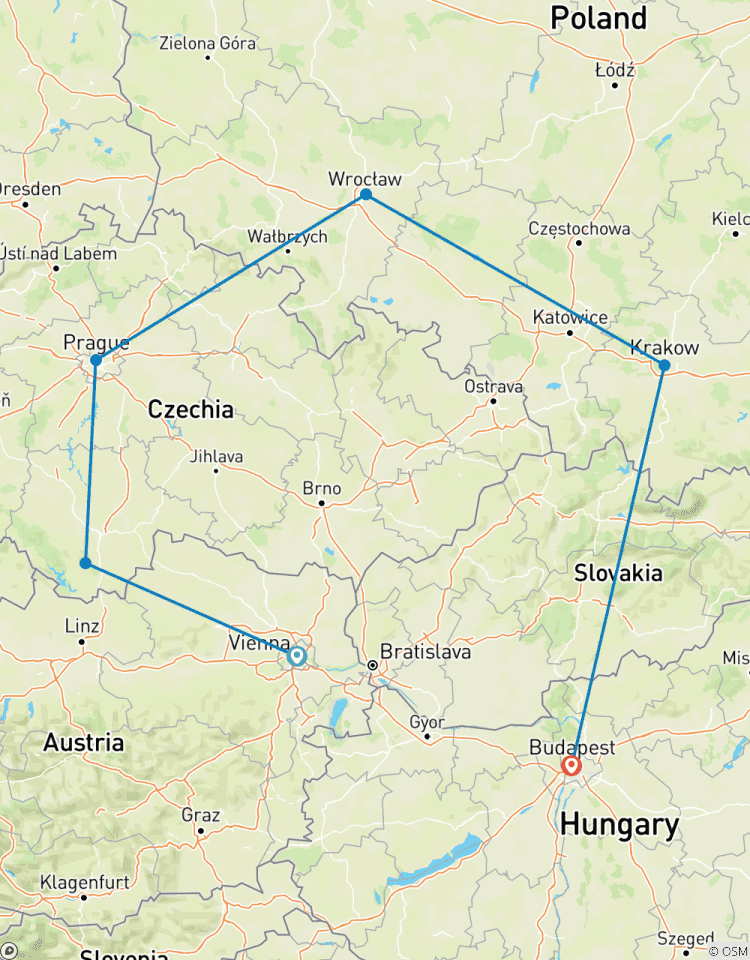 Le meilleur de l\'Europe centrale circuit