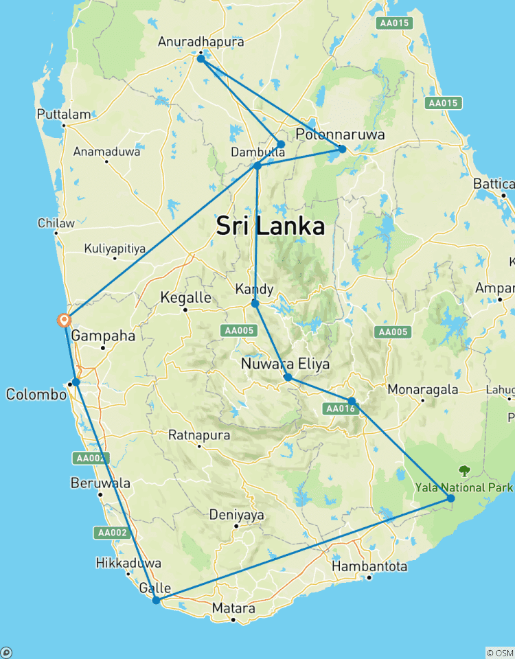 Unentdecktes klassisches Sri Lanka Rundreise