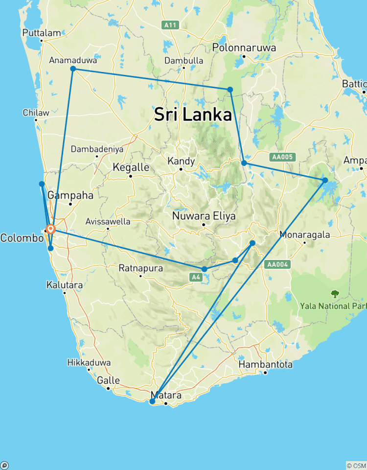 9-Day Tour of Undiscovered Sri Lanka Tour