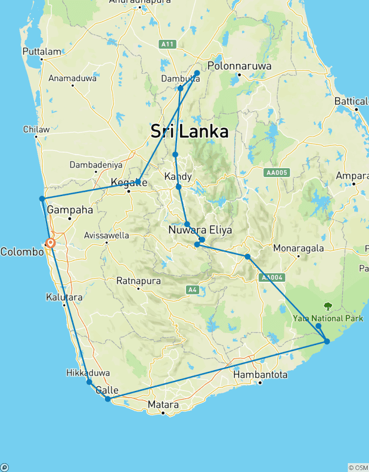 8 Tage Erleben Sie Sri Lanka Rundreise
