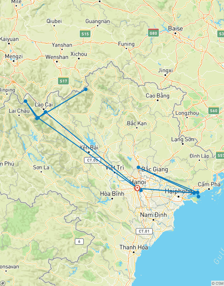 Circuito Lo más destacado del norte de Vietnam 7 días / 6 noches