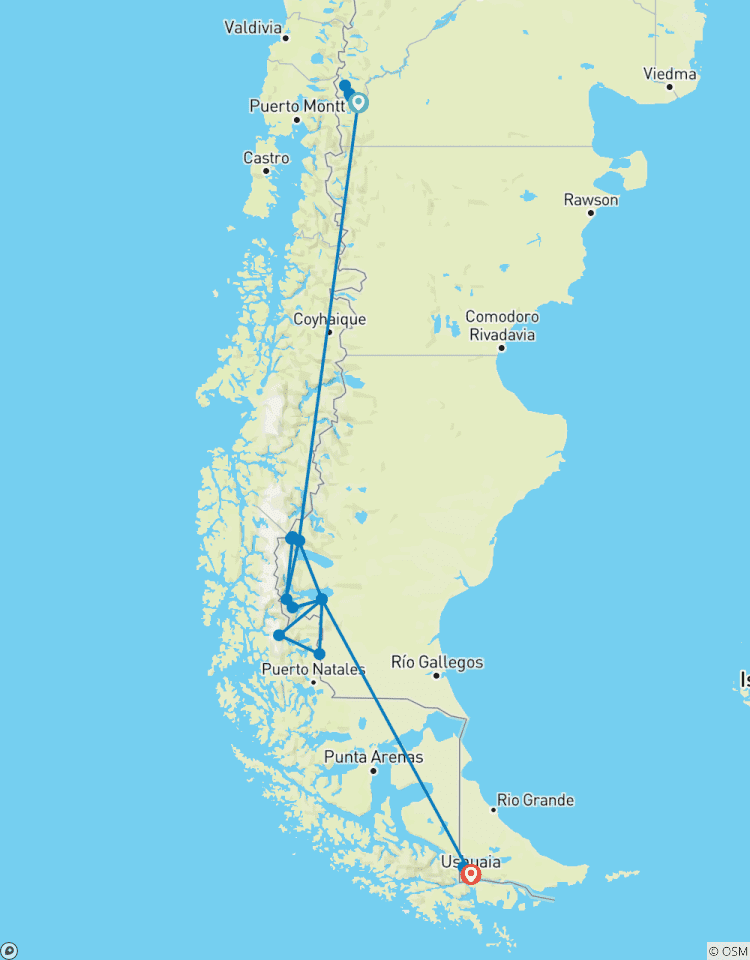 Circuito Aventura Andino Patagónica (13 Días)