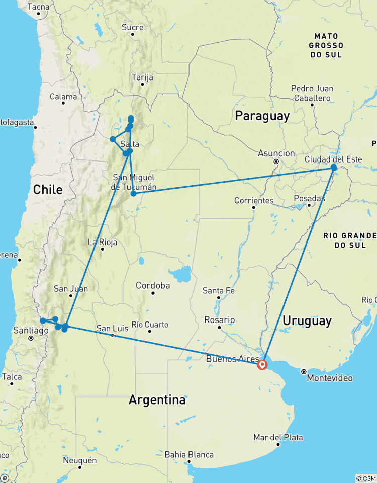 Circuito Aventura en el Norte de Argentina (17 Días)