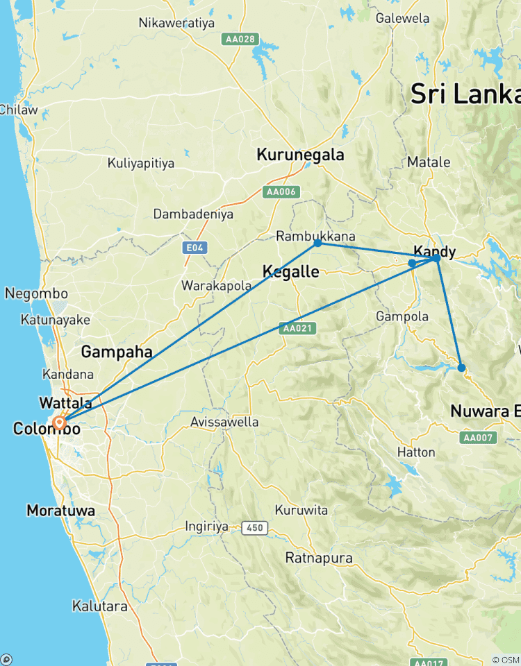 Kandy Kurztrip - 3 Tage Rundreise