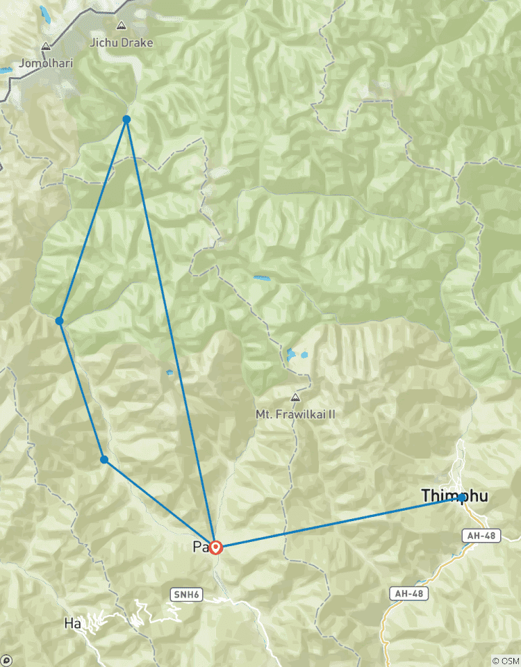 Festival de montagne de Jomolhari et aventure de Trekking au Bhoutan circuit