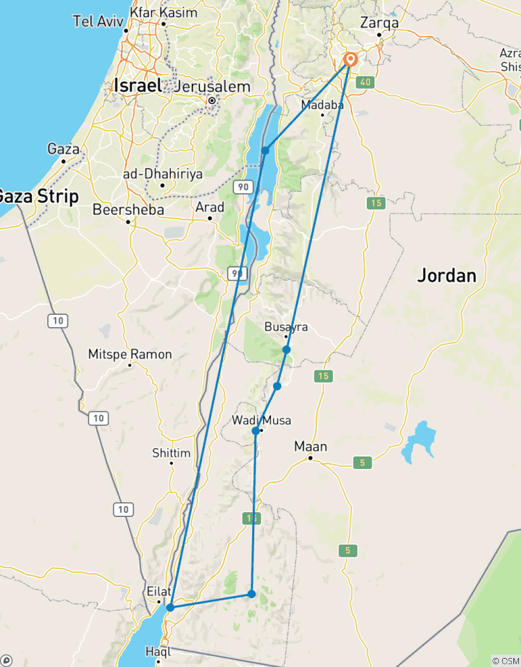 Circuito Jordania aventura activa