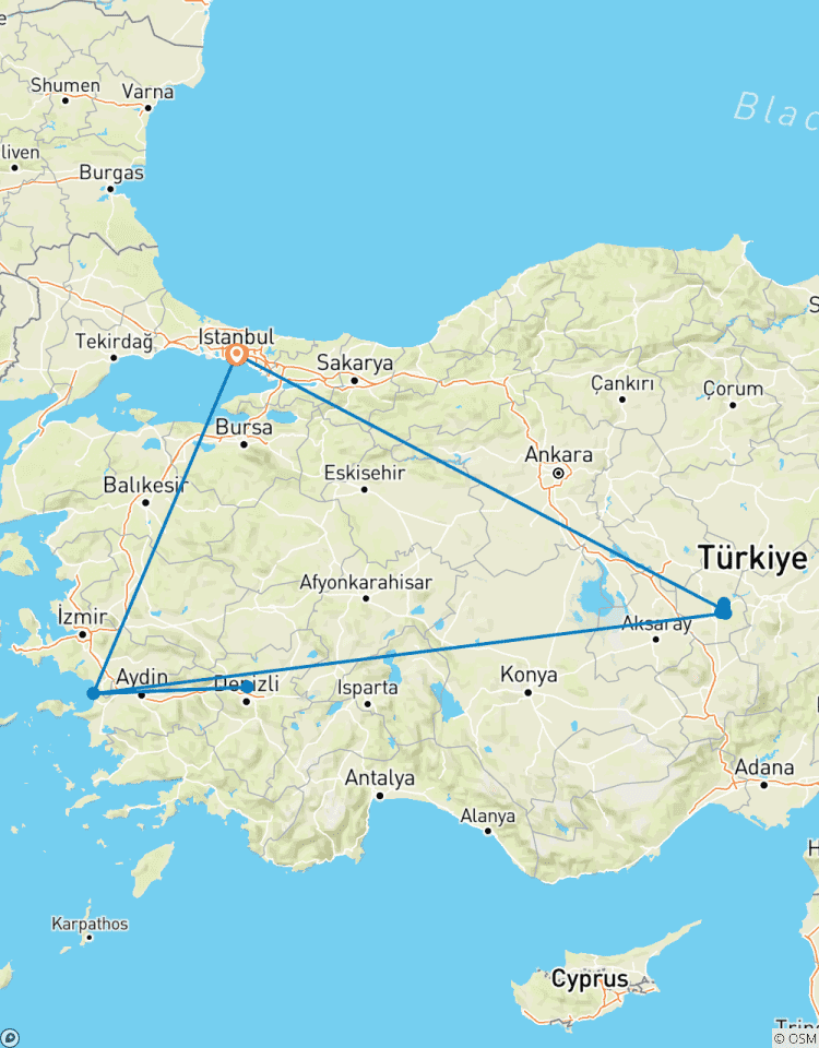 Circuito 7 días - Estambul, Capadocia, Éfeso y Pamukkale / en avión