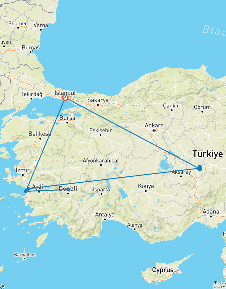 Circuito 8 días - Estambul, Éfeso, Pamukkale y Capadocia / en avión