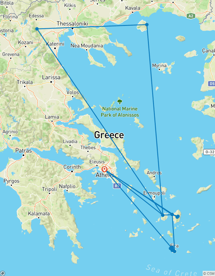 Vacances en Grèce - 9 jours - Athènes, Paros, Naxos, Santorin circuit