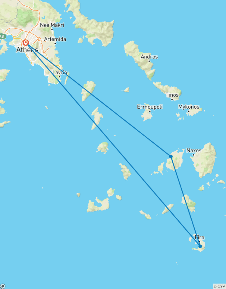 2 Circuit des îles grecques - 5 jours - Paros et Santorin - Premium circuit