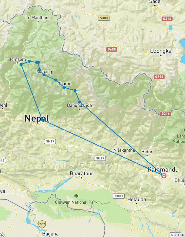 Annapurna Kora Trekkingreise Rundreise