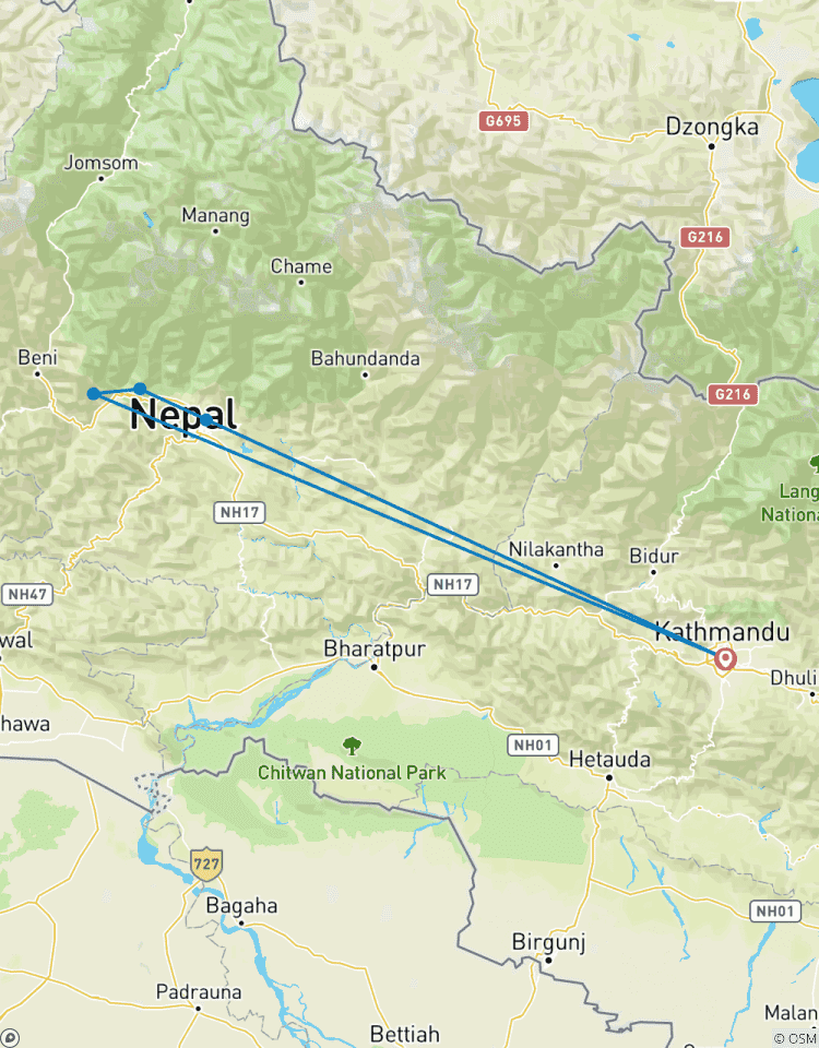 Mardi Himal (Off The Beaten Track) Trekkingreise Rundreise